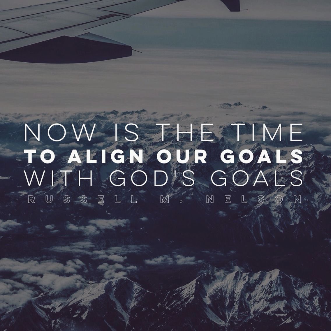 lds_believer's tweet photo. “Now is the time to align our goals with God’s goals.” ~ President Russell M. Nelson

#TrustGod #ShareGoodness #LightTheWorld #NewYear2023 #LoveOneAnother #ChildrenOfGod #CountOnHim #WordOfGod #HearHim #ComeUntoChrist #SettingGoals #TheChurchOfJesusChristOfLatterDaySaints https://t.co/8px2OSPU1N