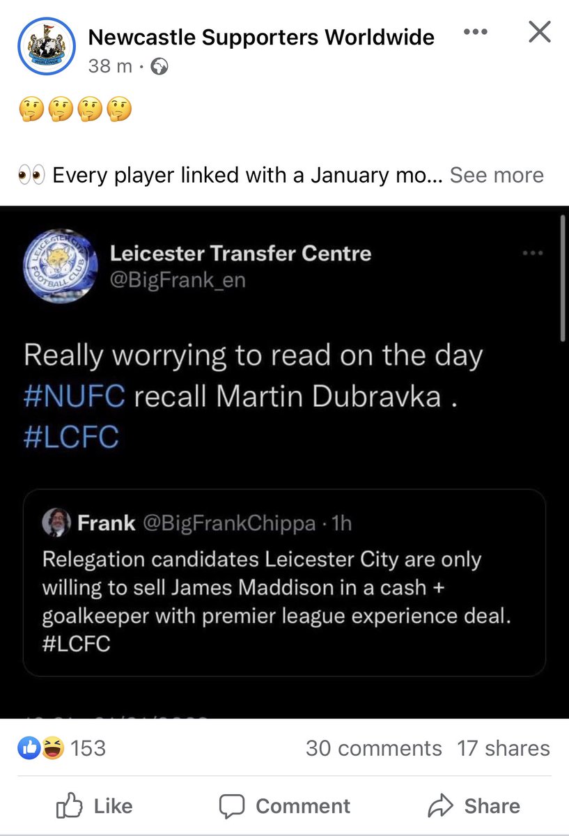 willlemin7's tweet photo. @OContextNUFC @BigFrankChippa 😭😭😭 https://t.co/mmlpet1B0v
