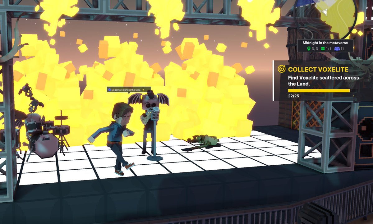 Charlie41376192's tweet photo. @TheSandboxGame @steveaoki @TheOfficialA7X @suecothechild @ParisHilton @deadmau5 @blond_ish Celebrating the end of the year in @TheSandboxGame Metaverse! ✨🎇 https://t.co/7TT2dPVslX