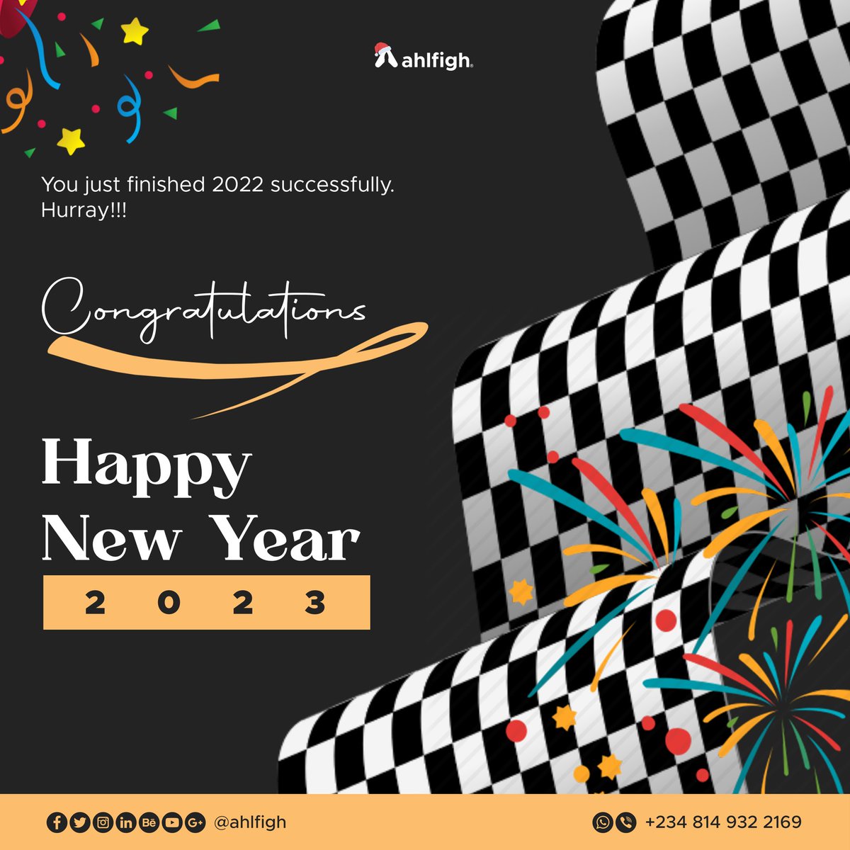 ahlfigh's tweet photo. As we bid farewell to the old year and embrace the new, let's take a moment to think about what we've accomplished and set goals for the coming year. May this new year bring you happiness, good health, and abundance. Happy New Year!

#happynewyear #newyearresolution #ahlfigh https://t.co/powDPC28YH