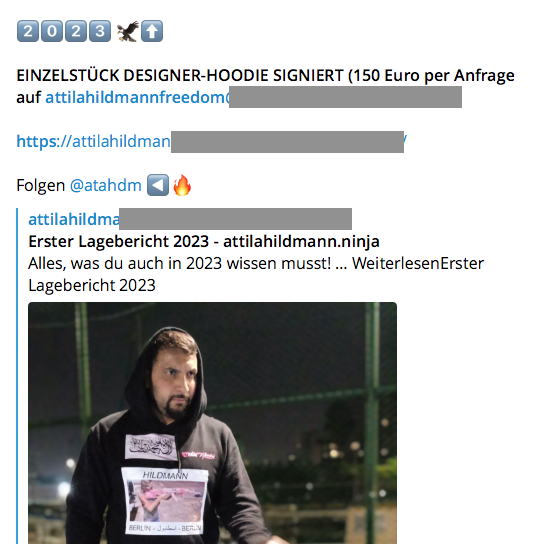 hildbusters's tweet photo. „Designer-Hoodie“, ich kann nicht mehr! 🤣🤣🤣
Eigentlich dachte ich ja, viel tiefer als aktuell könne #Attilauch nicht mehr sinken. https://t.co/vIJKCCe8jo