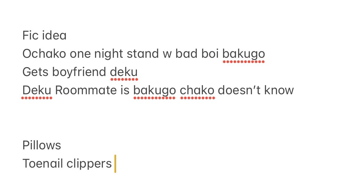 was really high and wrote this note. valid tho #kacchako