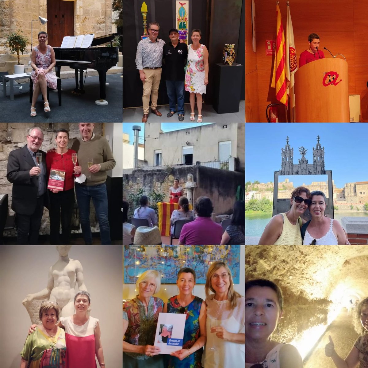 cintabellmunt's tweet photo. Resum 2022 Part 1
#concerts #cultura #exposicions #artistes  #llibres #presentacions  #textos #retrobaments #amistat #periodistes #comunicació #història #debats #aniversaris #PatrimoniCultural #AmicsIAmiguesIncondicionals #LiteraturaCatalana #escriptores #música https://t.co/vhBZCRf7Ev