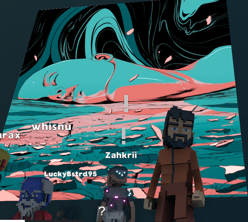 GuixCrypto's tweet photo. @TheSandboxGame I found "The End of the World" NFT in the NFT institute 🔥 I participated in the #SeasonsGreetingsTSB challenge for a chance to win an NFT! https://t.co/NWlhmNn5GF