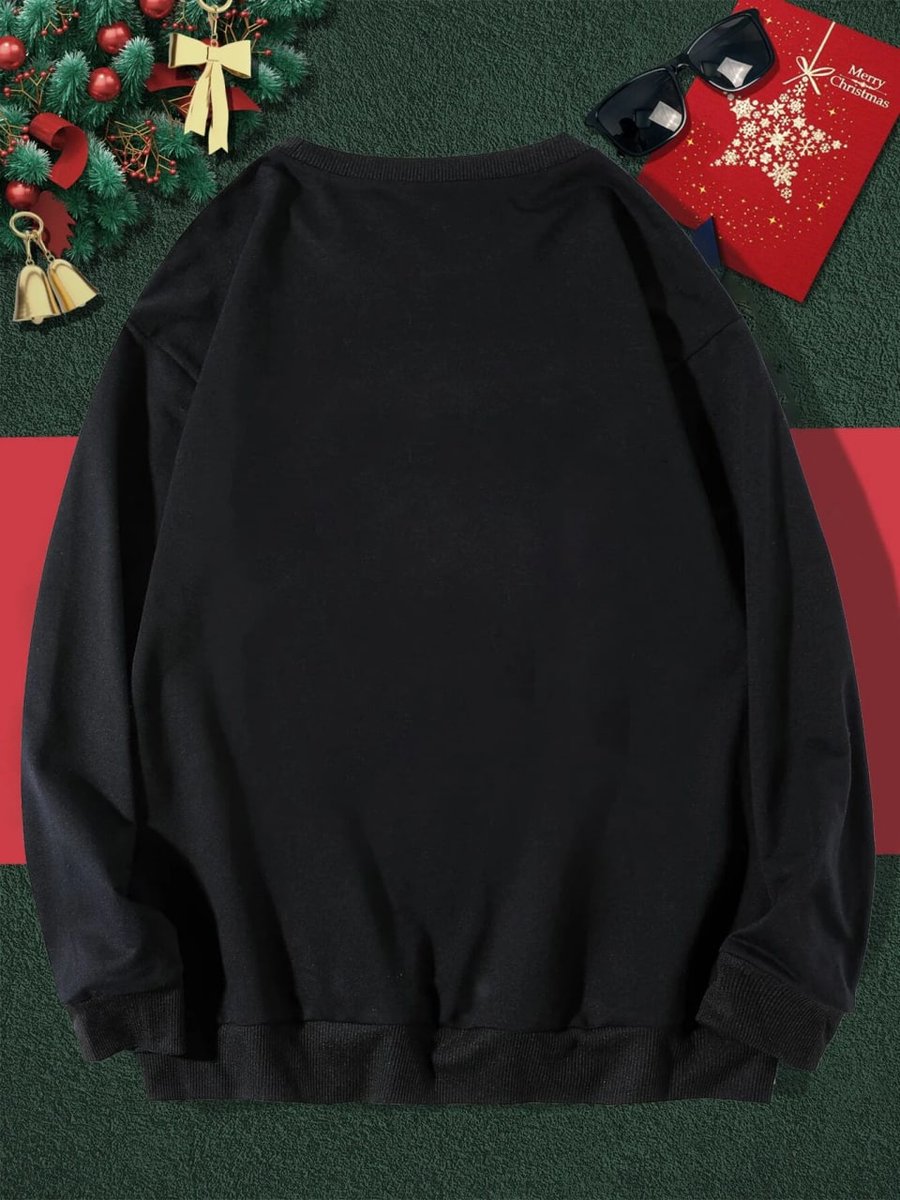 raymond_xin's tweet photo. Christmas Tree Print Sweatshirt 🎄🎄
.
.
.
#shein #sheinfashion #sheinus #sheinforall #beautyforall #lady #ladiesfashion #beauty #ootd #outfit #outfitoftheday #niceclothes #clothes #womenfashion #fashion #womenstyle #fashionforall #clothing #black #christmas #sweater #sweatshirt https://t.co/jlSrVQ8Jo3