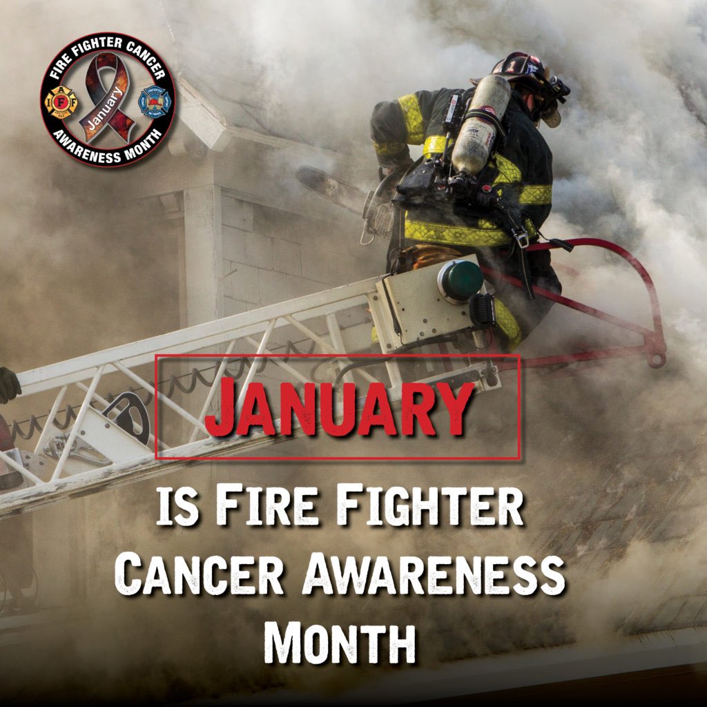 January is Fire Fighter Cancer Awareness Month. We know too well the toll this disease has taken on our profession, the brothers and sisters we’ve lost too soon. Join our fight to #ExtinguishCancer by sharing resources, raising awareness, and supporting those with cancer.