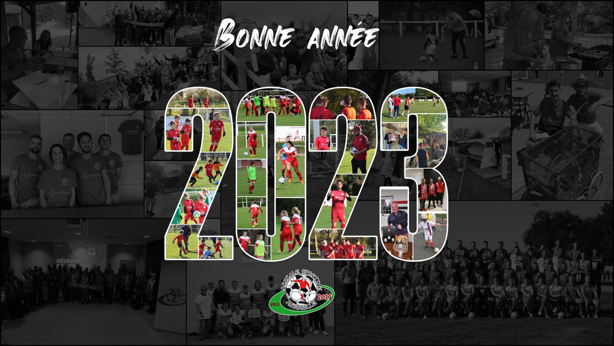 L'Amicale Sportive d'Andouillé vous souhaite une agréable et chaleureuse année 2023🔴⚫️