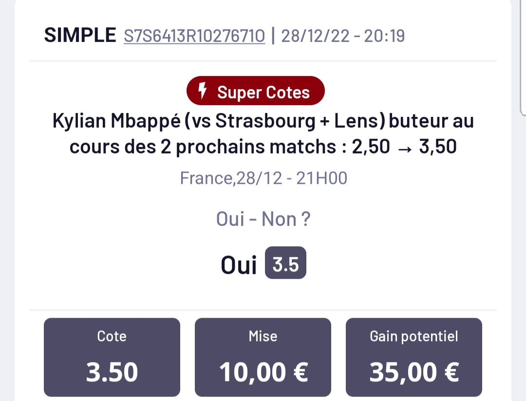 ValueBet3's tweet photo. LES PICKS FOOTS DU JOUR - #Ligue1UberEats ⚽️🇨🇵

PSG ou N et BTTS - 2,15 - 0,75% (Betclic)
Mbappé ou Soler en 1ère mi-temps - 2,75 - 0,6% (Unibet)
Mbappé/Soler/Ekitike +1,5 buts - 2,80 - 0,6% (Betclic)

On a Mbappé à 3,50 aussi sur Zebet. https://t.co/HqL4NjwgBi