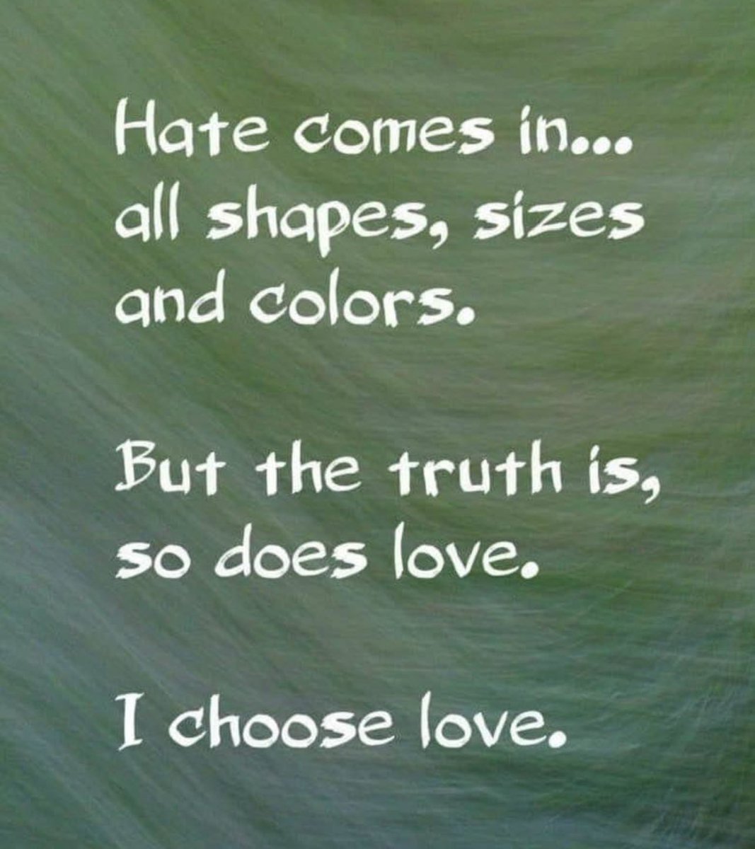 #ThinkBIGSundayWithMarsha #ChooseLove #NoMoreHate