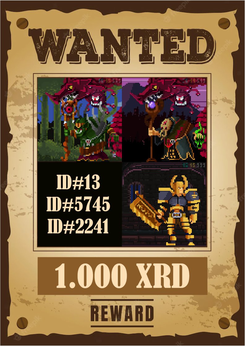 Happy New year everybody!

Lets start new year with a 🔥GIVEAWAY &amp; NFT bounty hunt🔥!

🚨GIVEAWAY🚨 3x hero NFT🚨
👉Like, RT &amp; tag 3 friend

NFT hunt - total of 3.000 XRD reward 
Mint rare NFTs:
🐲RED Dragon ID#5745 or ID#2241
or
🪓Level 60, full GOLD Barbarian ID#13
(Ends 15.1.)