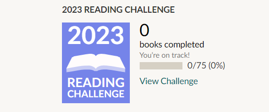 BearlyBookish's tweet photo. Let's go!

#booktwt #booktwitter #goodreads #readingchallenge https://t.co/agySmIxRzJ