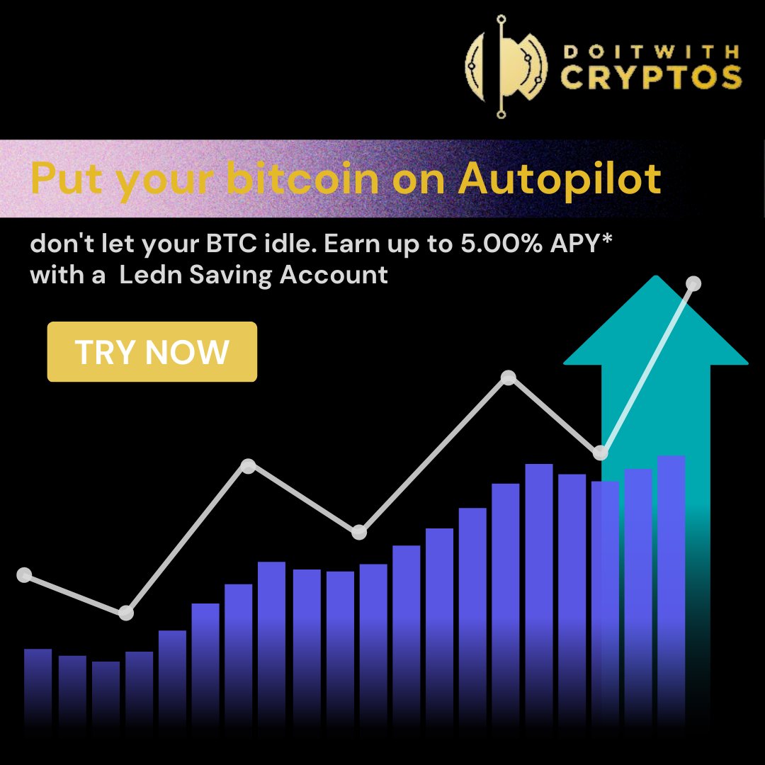 ItCryptos's tweet photo. 👉Earn up to 5.00% APY*
with a  Ledn Saving Account👌

Try Now: https://t.co/pNuEq9tFNZ

#Bitcoin #bitcoinautopilot #APY #Crypto #cryptocurrency #HappyNewYear2023 #doitwithcryptos https://t.co/2NxZ1slBrF