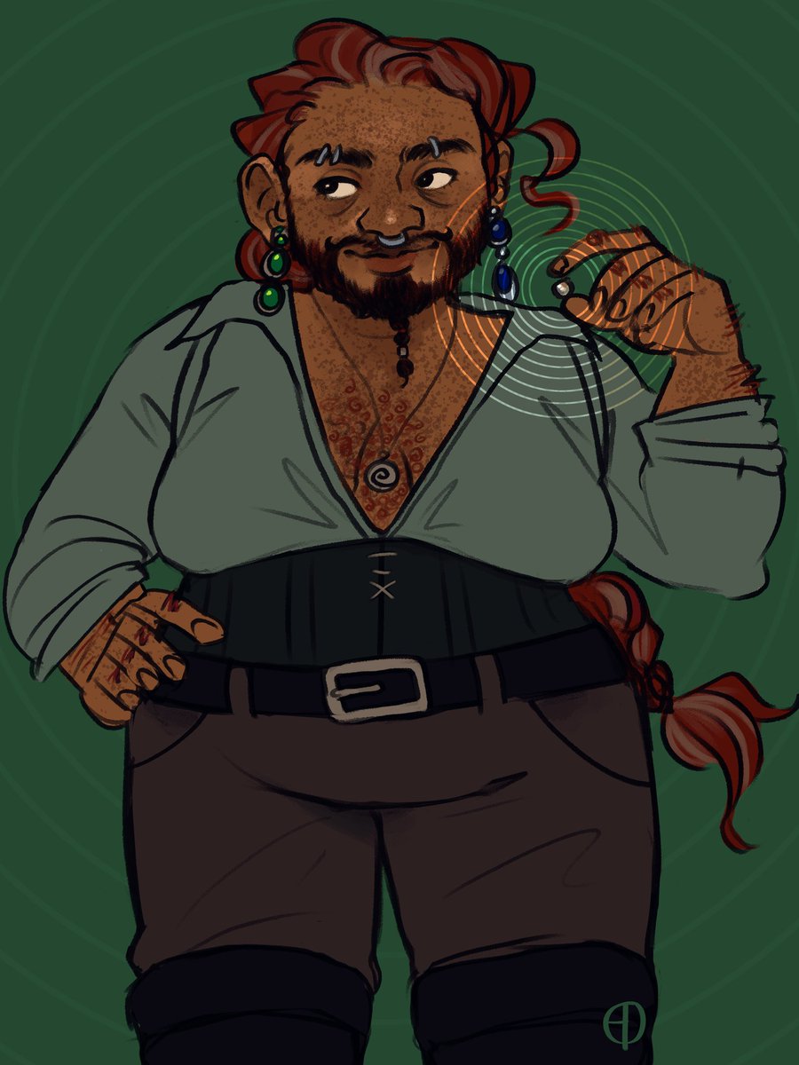 manicpixelboy's tweet photo. a dame beloved by the tempest is the luckiest in the ocean ⛈️🌊 #warlock https://t.co/aI7dVQFNdU