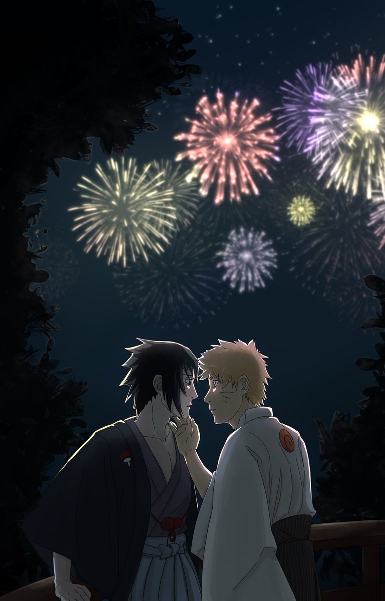Almightyshadowc's tweet photo. Happy New Year!

(If this were a fanfiction, this would be about the time Sasuke goes “Oh”)

#sasunaru #narusasu #sns https://t.co/LwYWVR9U1s