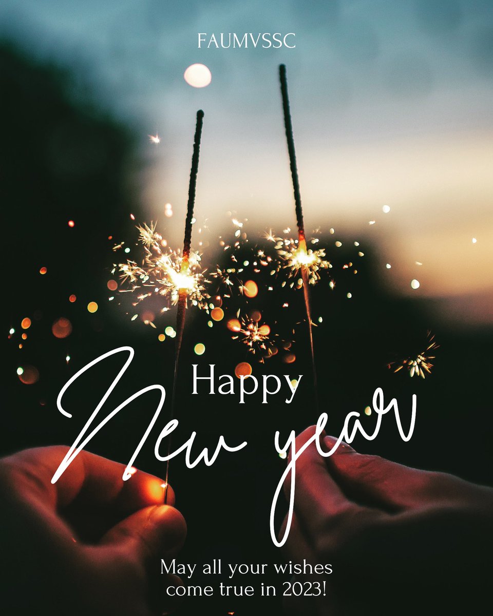 Warm wishes on New Year to all. May you work harder to achieve your goals and find success in everything you do.”