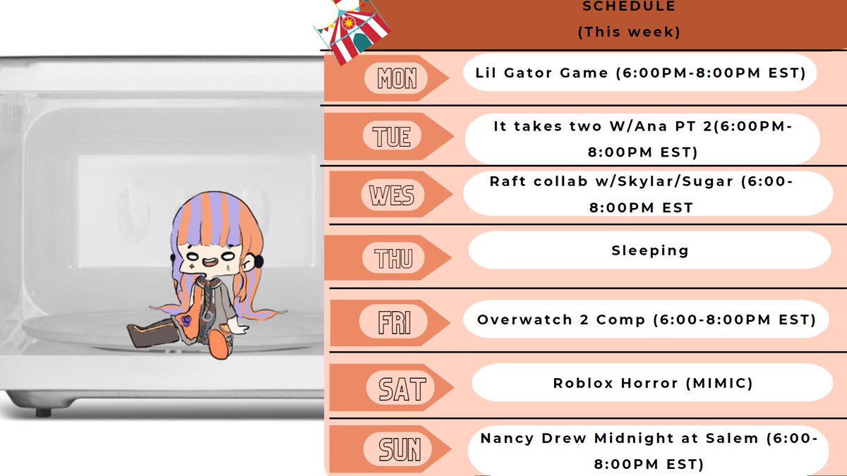MietteSordes's tweet photo. Just in case i forgot! My schedule is updated and new SO LETS GET THIS STARTED WOOO

Ill see you guys tomorrow were we continue Lil Gator Game PT 2 lets ragdoll these suckers! https://t.co/I1GSDlVJAc