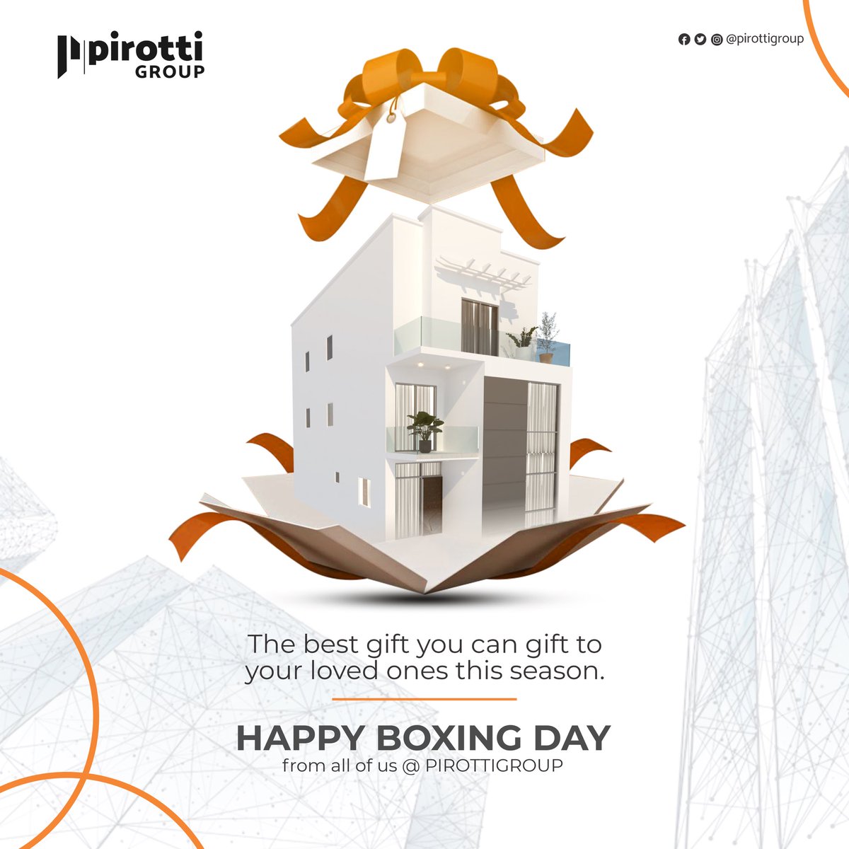 PirottiGroup's tweet photo. The Best gift to give your loved ones this season.
.
.
#mondaymotivation #pirotti #pirottiprojects #pirottiproperties #pirottigroup #design #build #architecure #construction #realestate #development #investment #explorepage #abuja #kaduna #london #nigeria #africa #2022 https://t.co/bmaMa8gr4k