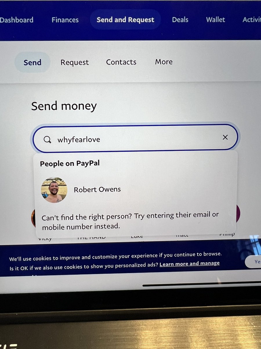 Pay me back using my PayPal.Me link: paypal.me/WhyFearLove?co…