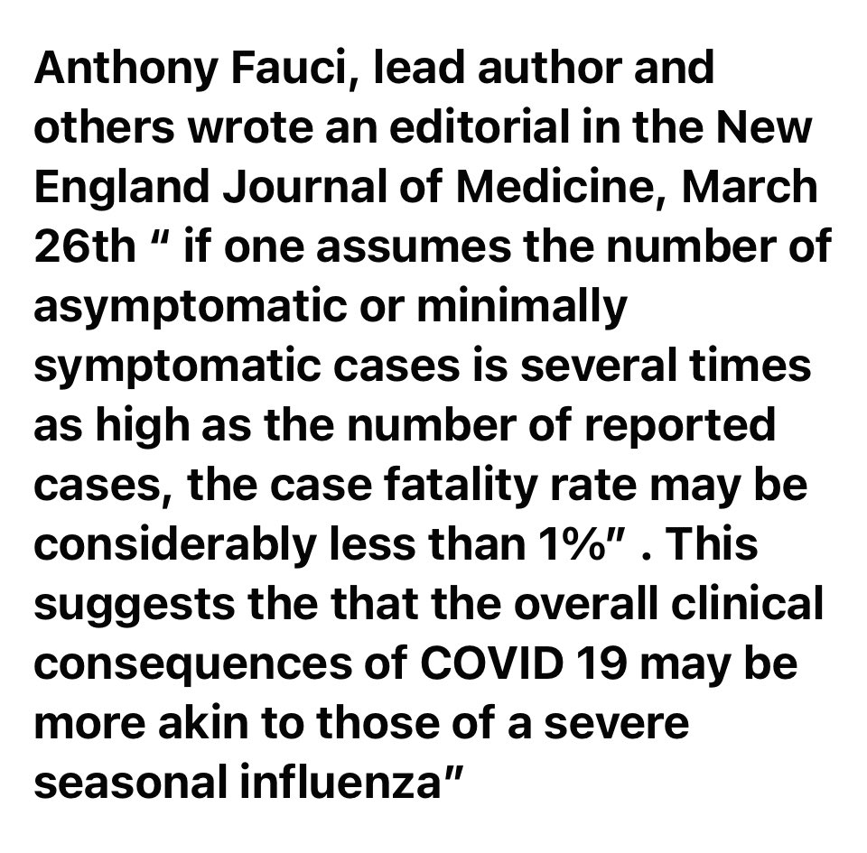 Pjdjdad's tweet photo. @jeffreytucker @jhaskinscabrera Yet in a NEJM editorial published 3/26/2020… https://t.co/P3jAkIRHXt