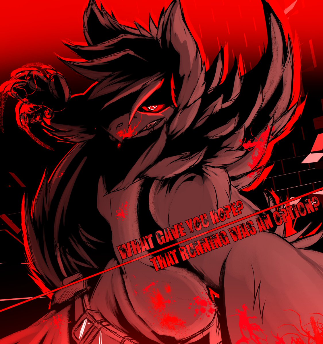 AxelwolfLoyalty's tweet photo. Let's start off 2023 with a bloody riot. First art of the day inspired by one of my favorite series, MADNESS COMBAT!

#blood #art #madnesscombat #furry #furryart #furryartwork https://t.co/GNHWomuwUs