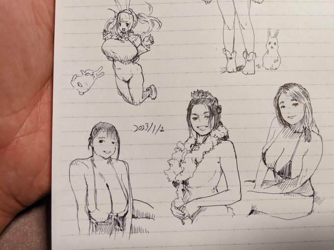 おっぷぁい(・ω・) カキカキ。 