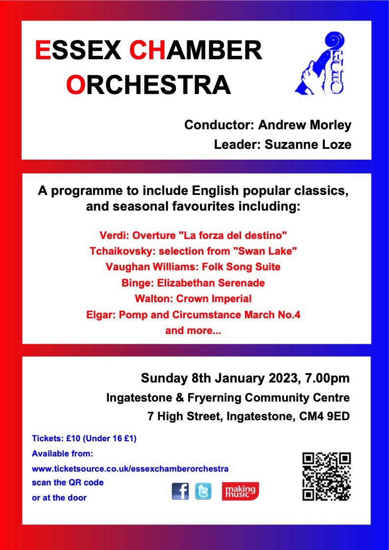 ECHO_orchestra's tweet photo. #HappyNewYear2023 from @ECHO_orchestra ! See you at our next concert 8th January 7pm conductor @Andrew_C_Morley. @tixEssexEAnglia @IngFryPC @MannGeorgia @BBCRadio3 @BBCEssex lovely programme @PetrocTrelawny ! https://t.co/SJnTntgxDb
