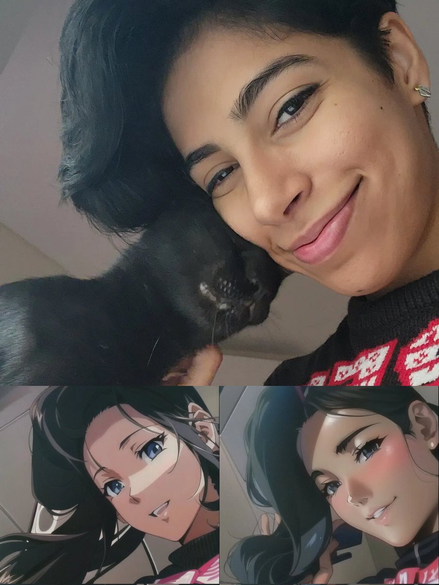 #Cypher 🐈‍⬛️ didn't make it to the #anime #ai cut 🐈‍⬛️