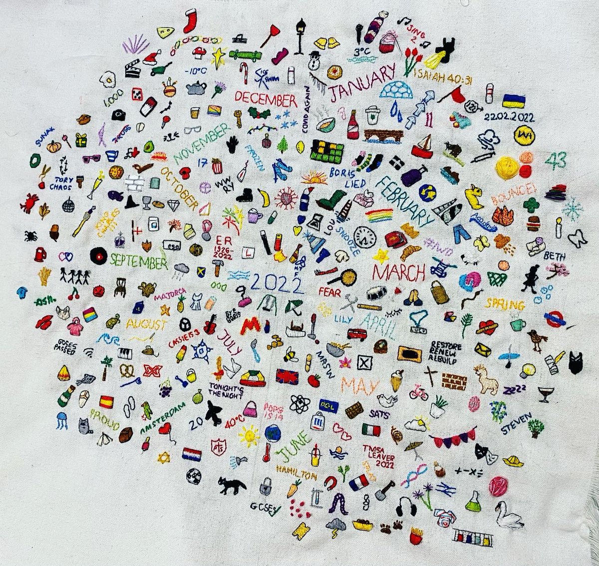 miliiontrader8's tweet photo. Finally finished - my 2022 stitch journal. I am NOT doing that again!
#embroidery #embroideryart #embroideryjournal #stitchjournal #stitchersofinstagram #stitching #handmade https://t.co/AgTHYjYzOD