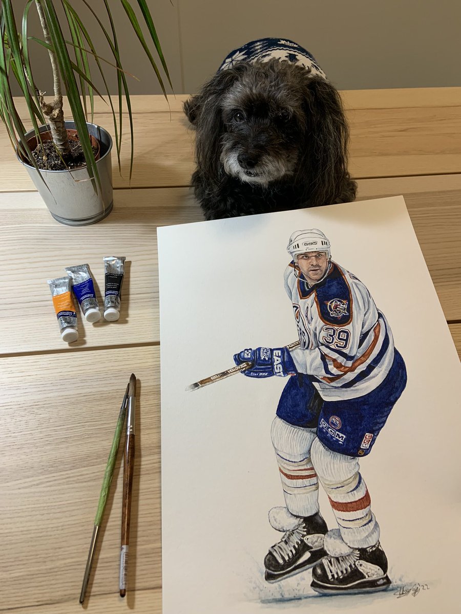 mikenguyenart's tweet photo. Here’s my latest watercolour painting of an Oilers legend, Doug Weight.

Thank you so much for your support. I can’t wait to paint more of everyone’s favourite players in 2023. 
Happy New Year everyone!😊🙏

🎨 https://t.co/wKce27BGrs 

#dougweight #gooilersgo #edmontonoilers https://t.co/zFflNjsMhA
