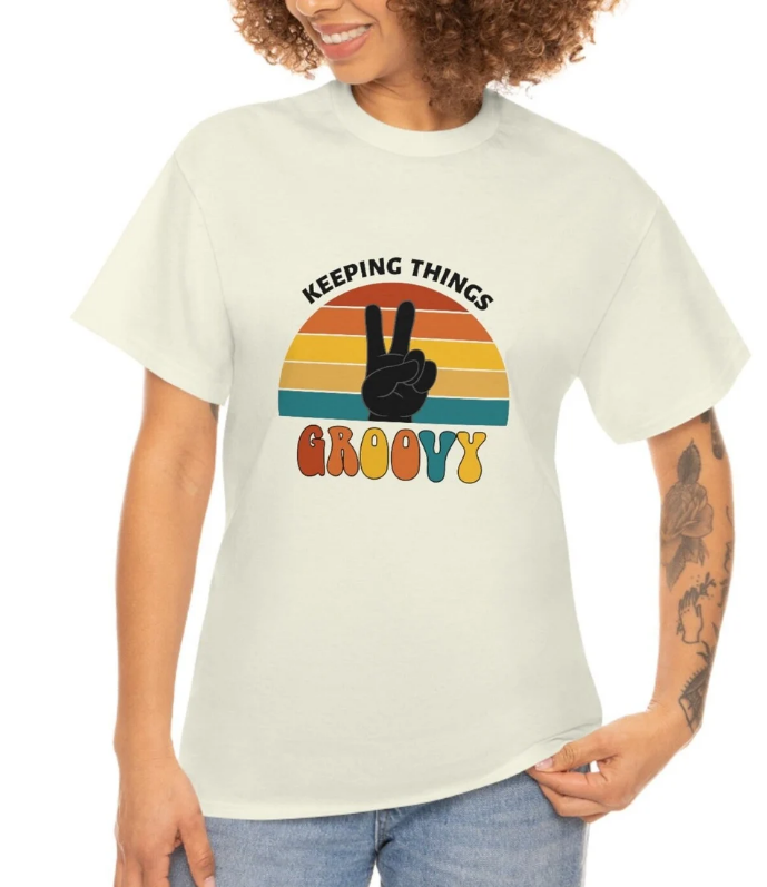 ShellStJames1's tweet image. Only $14 for the next 36 hours! Keeping Things Groovy @TeePublic! tee.pub/lic/cOFW-r_BGCg 
#retrovibe #vintagestyle #groovy #70sMusic #70swoman #hippiegirl #CoolCats #blastfromthepast