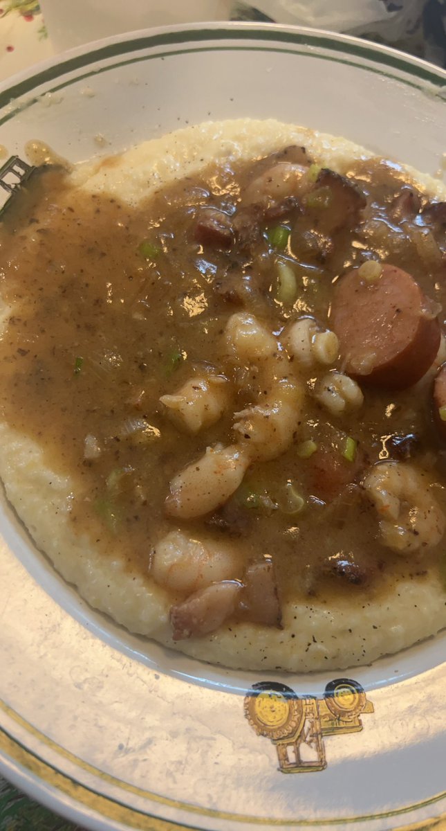 Yes <a href="/loesshillfarmer/">Rob Rains</a> is spoiled! Shrimp &amp; Cheesy Grits!