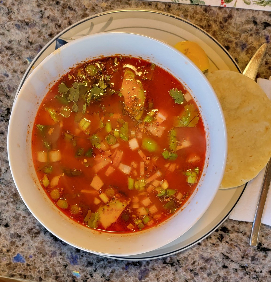 RubenBarrales's tweet photo. New year's morning Menudo.

Great start to the new year. https://t.co/I0XWsxiMAr