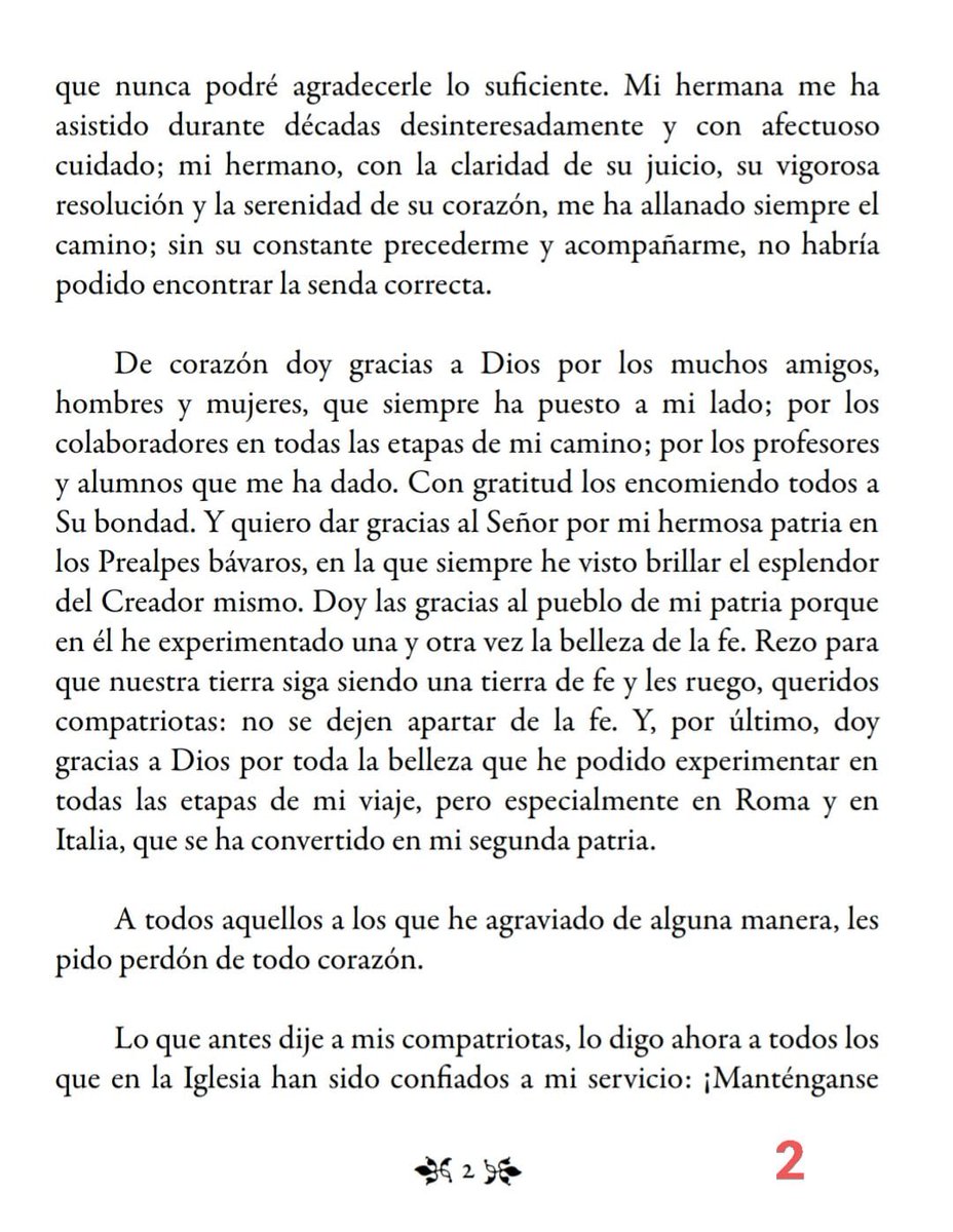 en_bookle's tweet photo. Testamento espiritual de Benedicto XVI –redactado el 29 de agosto de 2006–. Conviene leerlo. https://t.co/Lr1Hw9cNxi