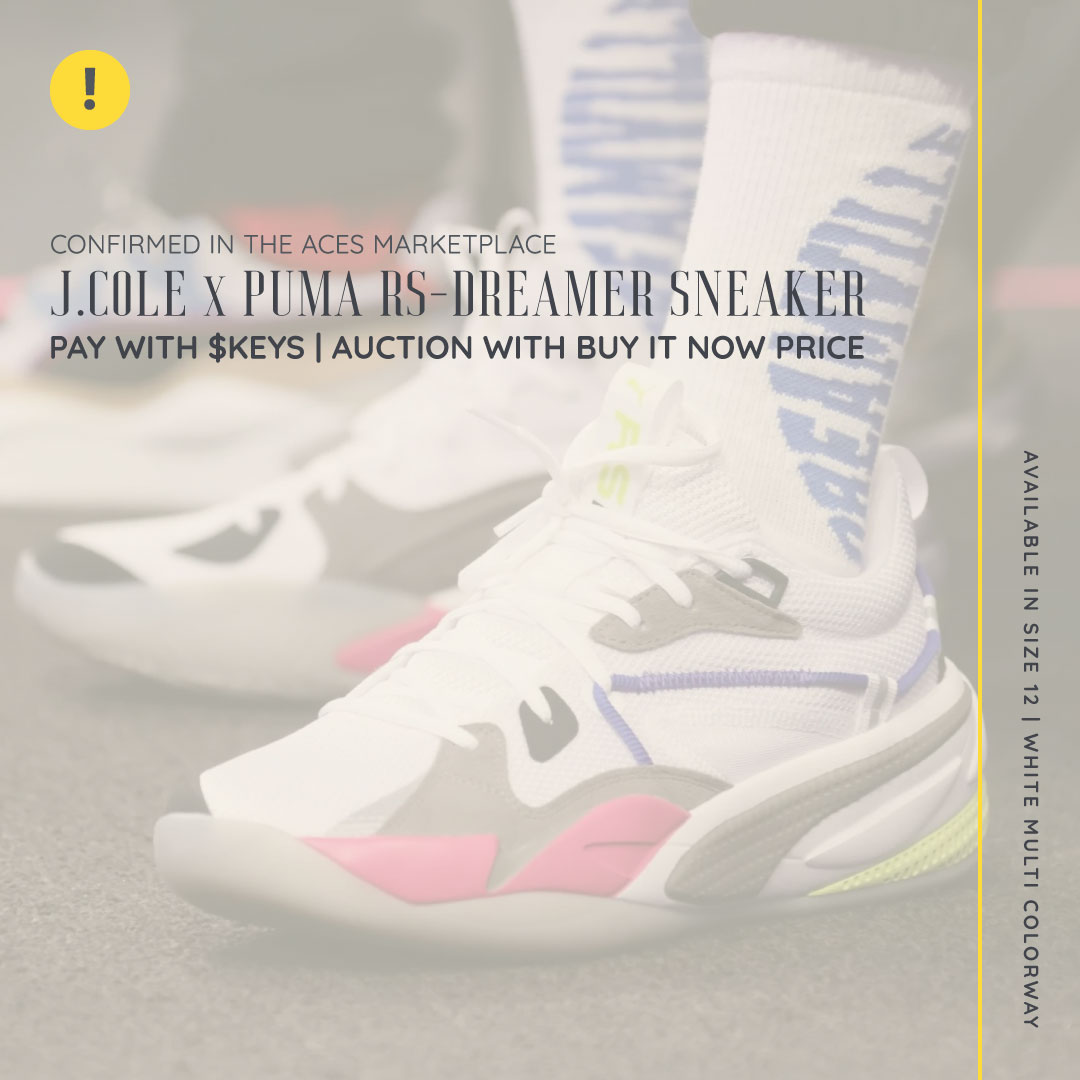 _TheAces's tweet photo. Need some shoes to hoop 🏀 in? Or just some to rock to ETH Denver? #TheAces #keysopendoors #Puma https://t.co/Jxjn55DmBz