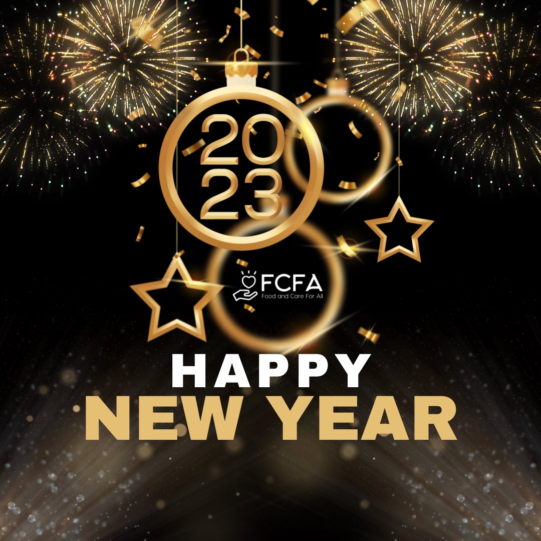 fcfaglobal's tweet photo. Happy New Year from all of us at FCFA! Here’s to feeling thankful for the year behind and enthusiastic for the year ahead. 2️⃣0️⃣2️⃣3️⃣ 🎆

#fcfaglobal #fcfafoodpantry #newyear https://t.co/LzUD8b6tmL