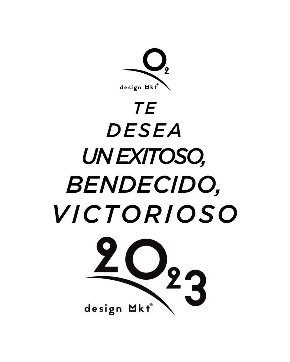 O2Designmkt's tweet photo. Happy new year 🎆🥳🙌🥂 #happynewyear #felizaño #marketing #o2designmkt #kikesawer #advertising #2023 https://t.co/H6nNP4DWbl https://t.co/fNz2sTxv5t