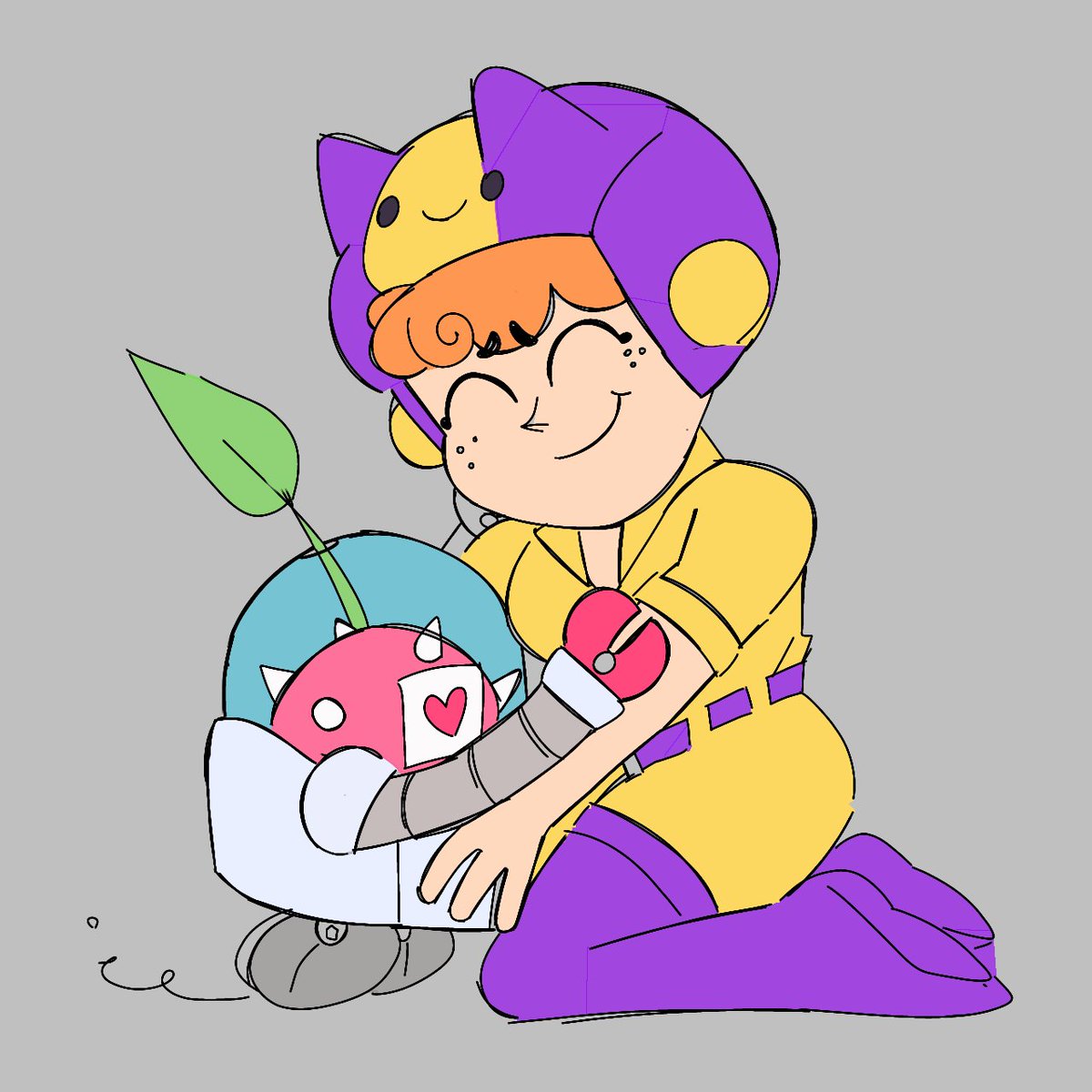 Quap4729's tweet photo. Algo rápido...

¡Bea está cuidando a su bebé 🌱🐝🍯 ! 

#BrawlStars #BrawlStarsArt #brawlstarsfanart https://t.co/SnazfF6hMu