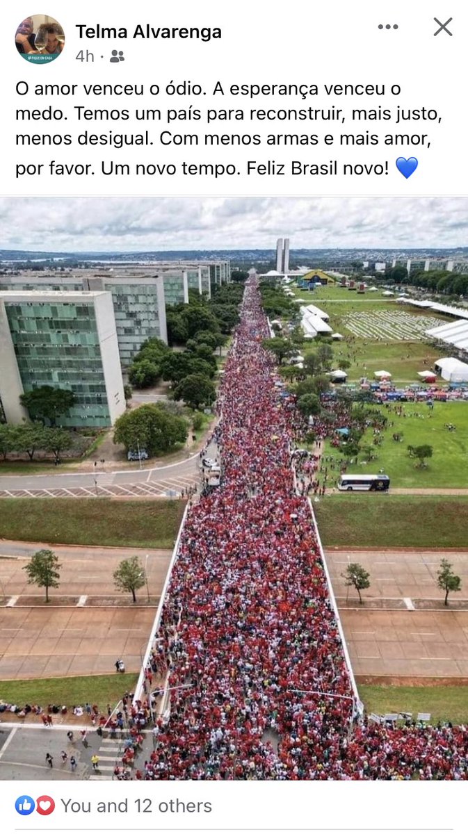 Love trumps hate. Feliz Brasil Novo! ❤️