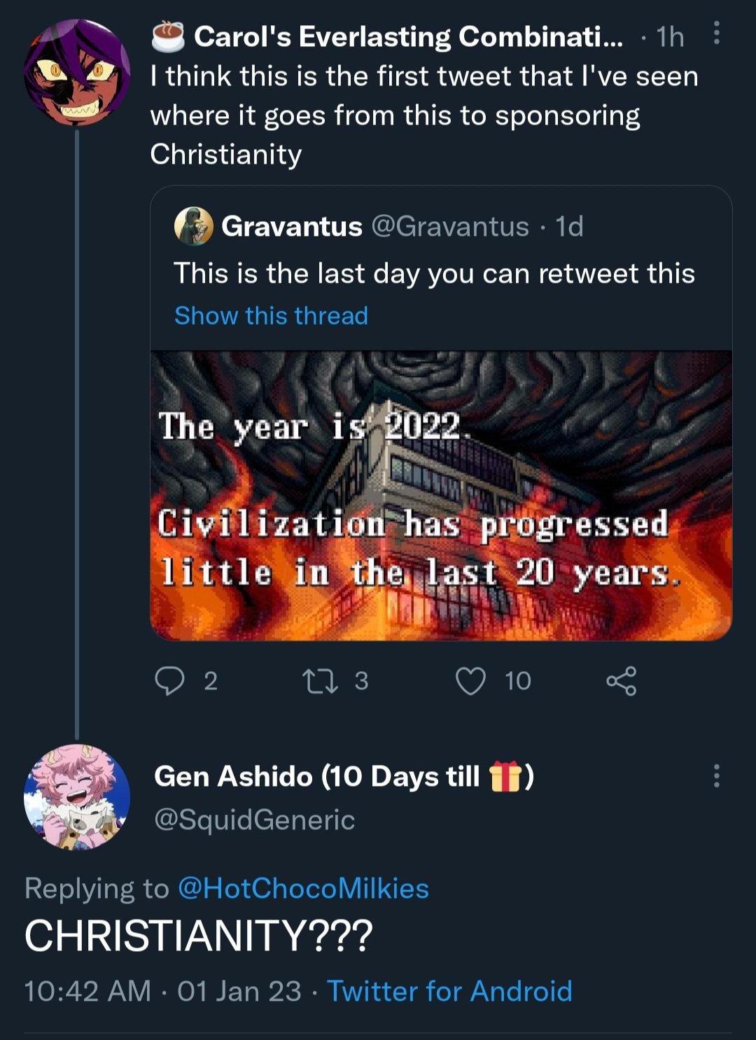 Gravantus on X: &ldquo;The over the top reaction got me chuckling. https 