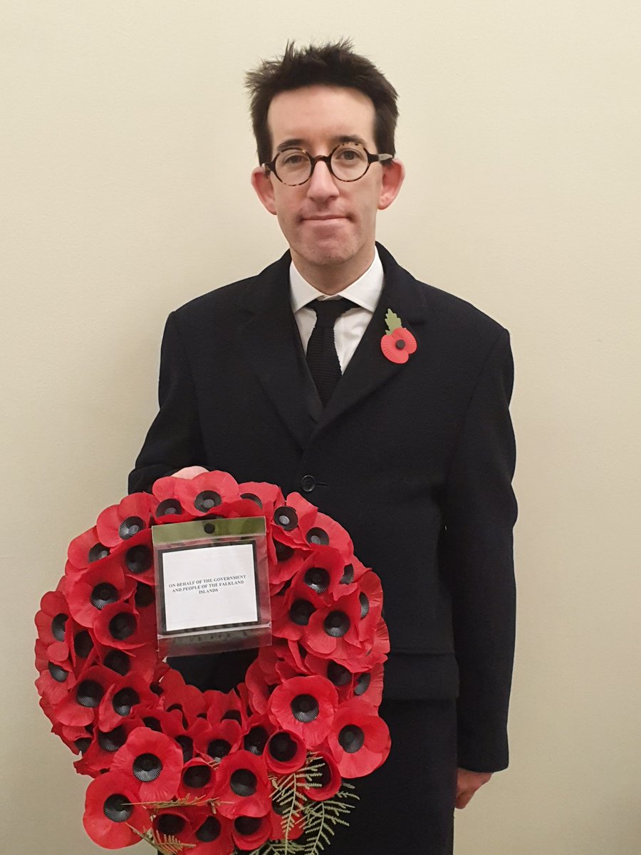 FalklandsRepUK's tweet photo. In November, we remembered all those from the Falkland Islands who gave their lives in two world wars and subsequent conflicts. We also remembered all those who died in the liberation of the Islands in 1982. #WeWillRememberThem #Falklands40th #2022Review 

@SAMA82office https://t.co/BMqzNFk3SC