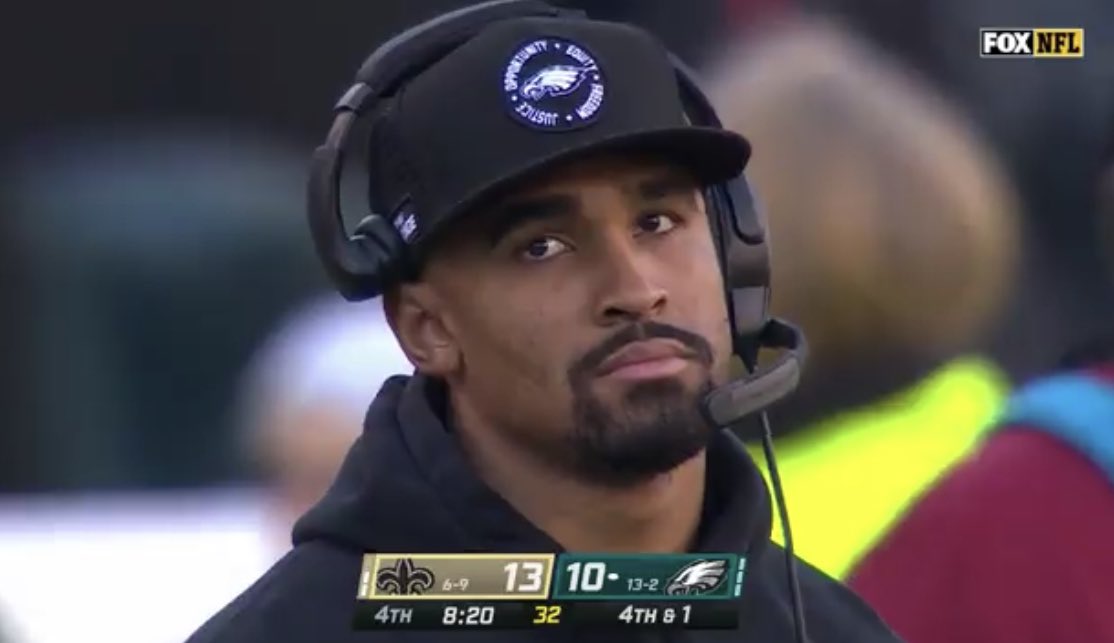 CrossingBroad's tweet photo. Jalen Hurts is every Eagles fan https://t.co/jsJvFwrkxa