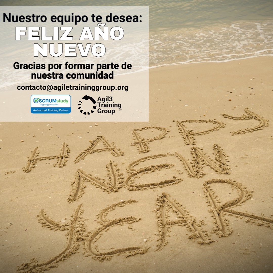 TrainingAgile's tweet photo. Que se realicen con éxito todas tus metas y que la magia de un nuevo comienzo haga posible lo que deseas. Feliz Año Nuevo !!⭐⭐⭐

#FelizAñoNuevo #Feliz2023 #2023Vision #FelizAño2023 #Happy2023 #HapyNewYear2023 https://t.co/3G0FiPE6wM