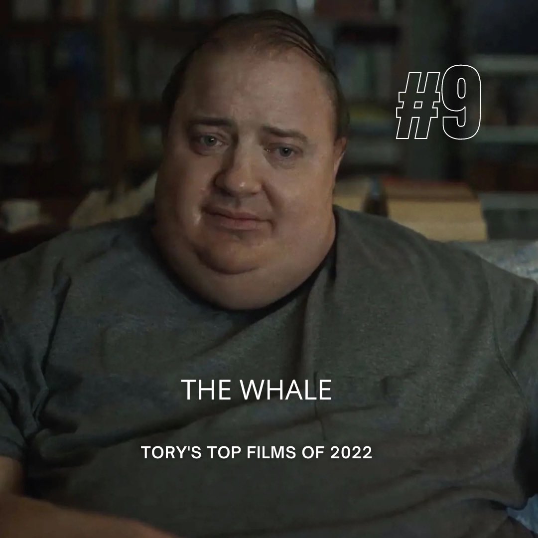 Top 10 Films 22’

The Whale satisfies Aronofsky’s usual aesthetic for bringing complicated character studies to the screen. Brendan Fraser in the role of Charlie delivers, quite possibly, the most heartfelt performance I’ve seen all year. 

#TheWhale <a href="/TheWhaleMov/">The Whale</a>
