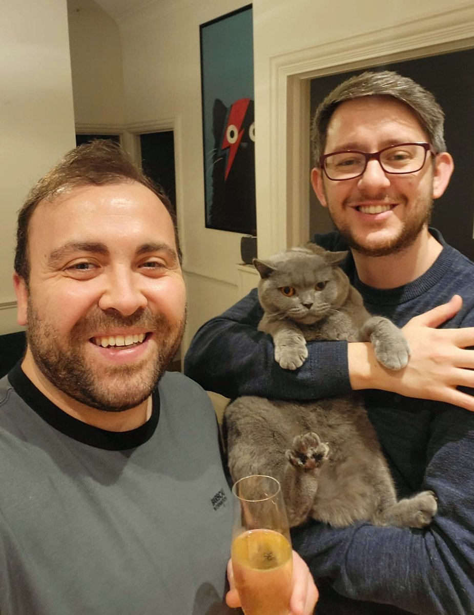 Happy New Year from the Braddy-Green family! I promise our 🐈‍⬛️ (Lady Blue) is very happy - she just has a grumpy face! We wish you all the best for 2023!