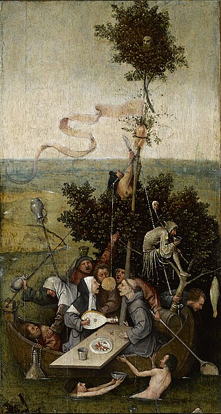 #grandimaestridarte
'...Povera è la mente che usa sempre le idee degli altri e non ne inventa di proprie...'
✍#HieronymusBosch
🎨 Hieronymus Bosch - Nave dei folli  (1494 circa)
Olio su tavola: 57,9×32,6 cm.
Parigi, Museo del Louvre