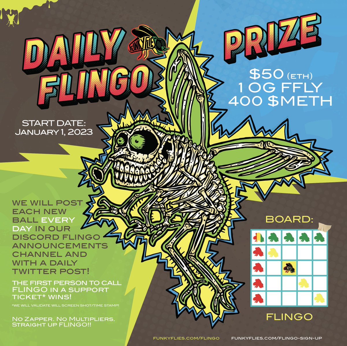 Funky Flies tweet media