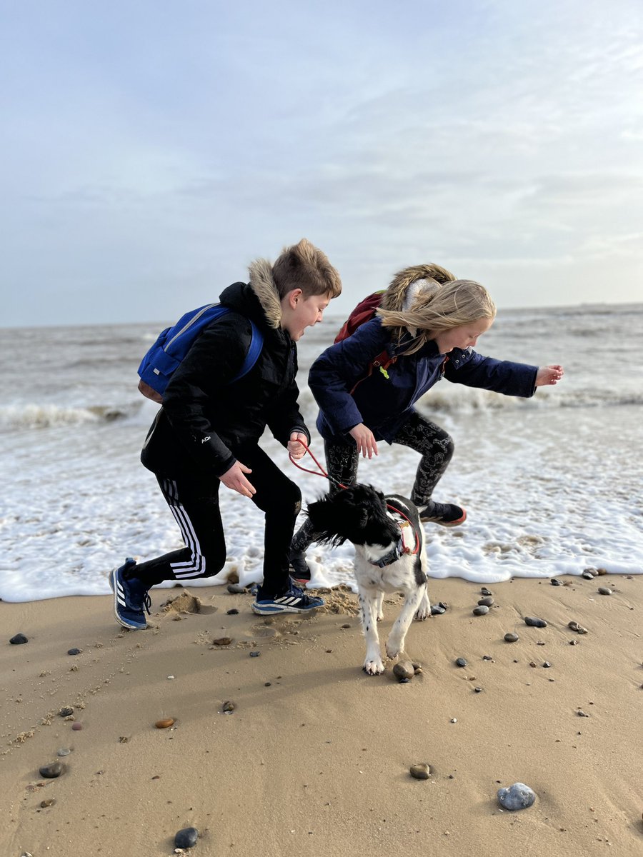 New Year’s Day on the beach in Southwold #visitsuffolk #Suffolk