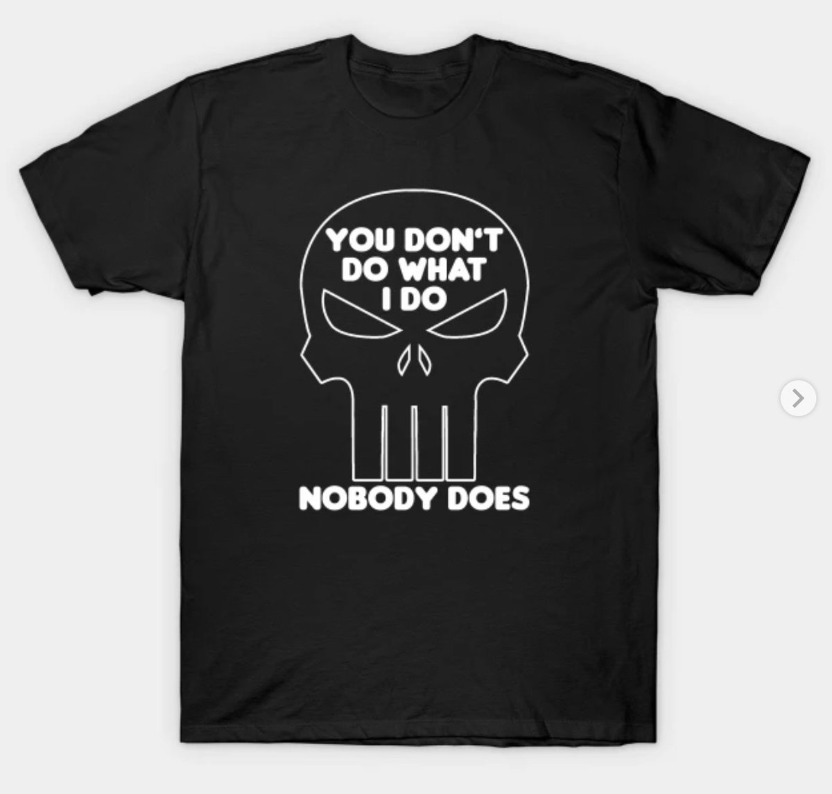 hellraiserdsgns's tweet photo. We're starting the year strong with some new designs! Check out our ode to The Punisher while it's on sale - https://t.co/lqiDu5FKwX - #NerdyTees #HellraiserDesigns #Punisher https://t.co/QyimzNDgLM