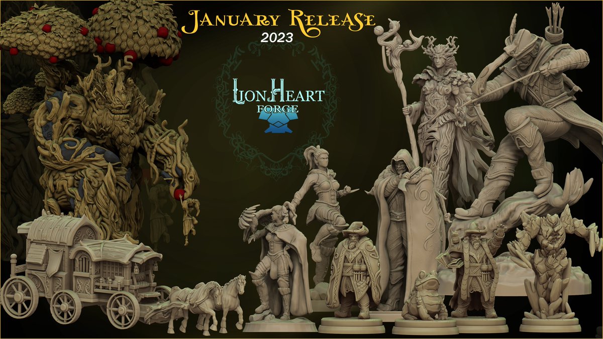 lionheartforge's tweet photo. JANUARY RELEASE!

Lockesley Forest, 40+stl for only 8$
#release #miniatures #paintingminiatures 

https://t.co/ic5rfchbLL https://t.co/WX1Nic70cK