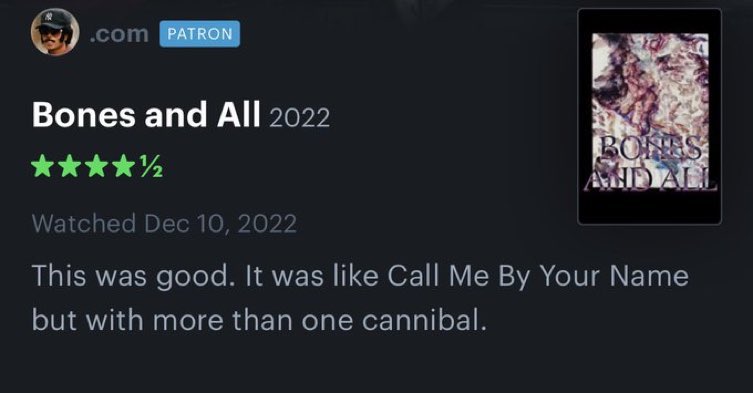 🇨🇦letterboxd reviews with threatening auras (@letterboxdauras) on Twitter photo 